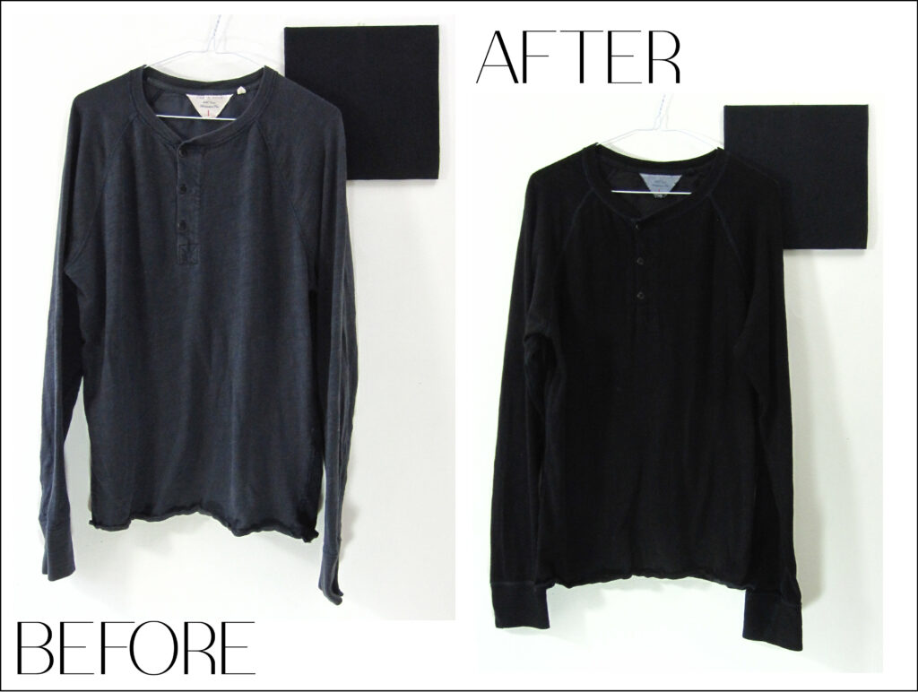 How to Dye Clothes Black